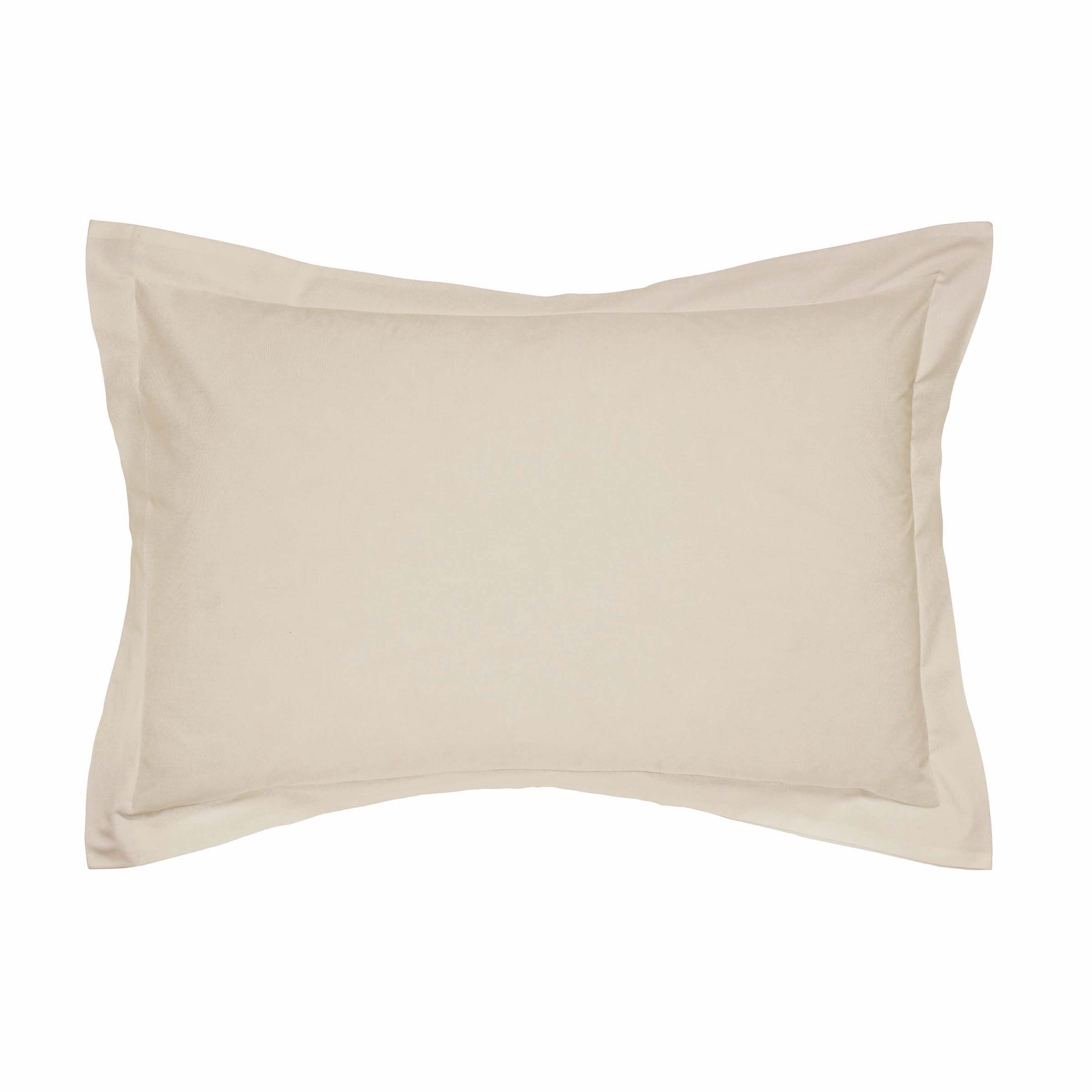 Plain Dye Oxford Pillowcase By Helena Springfield In Stone